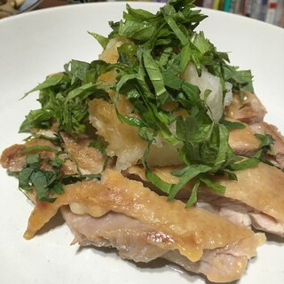 鶏モモの塩焼き